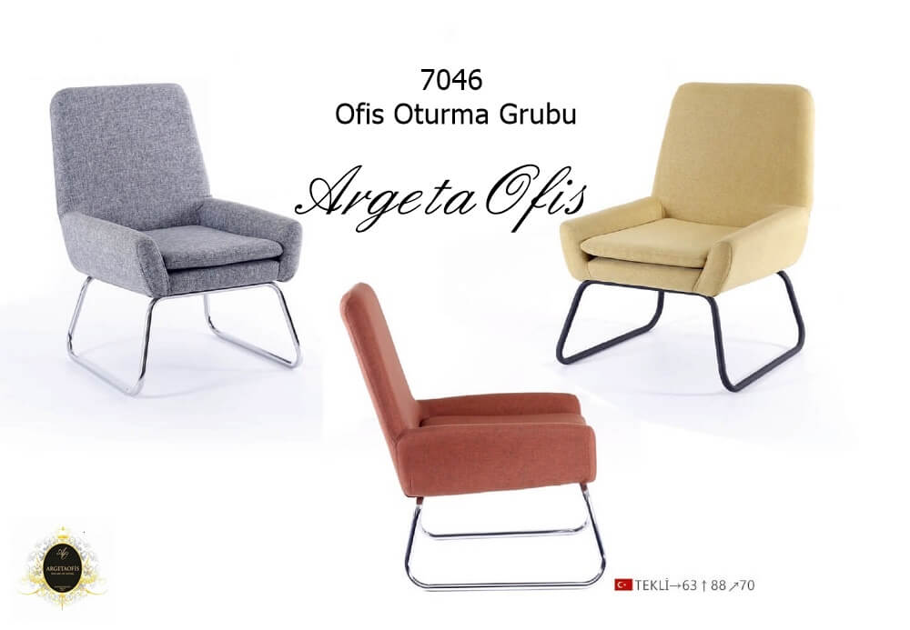 7046 Ofis Kanepeleri Minimalist tasarımıyla dikkat çeken estetik 7046 Ofis Kanepeleri.