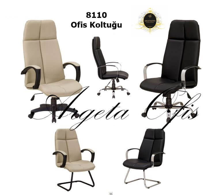 Ergonomik 8110 Ofis Koltukları Kolçakları ayarlanabilir