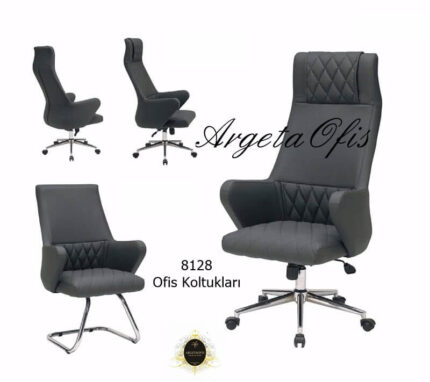 Geniş oturma alanı ve rahat sırt desteği ile konfor sunan modern Rahat ve ergonomik 8128 Ofis Koltukları