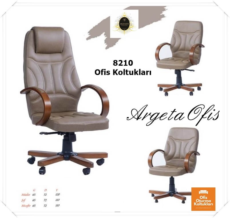Ergonomik tasarımıyla gün boyu rahatlık sunan lüks 8210 Ofis Koltuklarılarımızla ofisinizdeki stili yükseltin. Şık ve rahat minderli